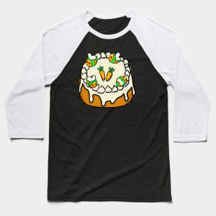 Carrot Cake with Icing Bees Baseball T-Shirt